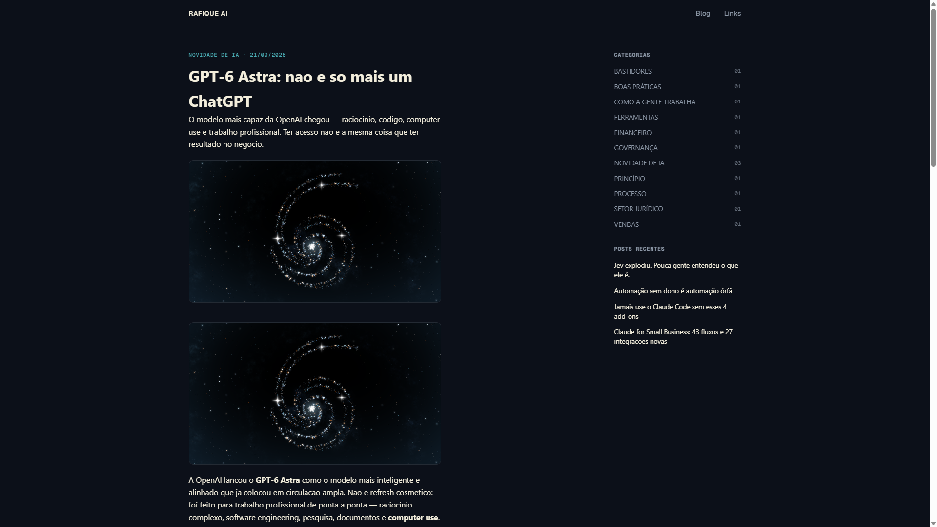 OpenAI Developers — GPT-6 Astra model docs