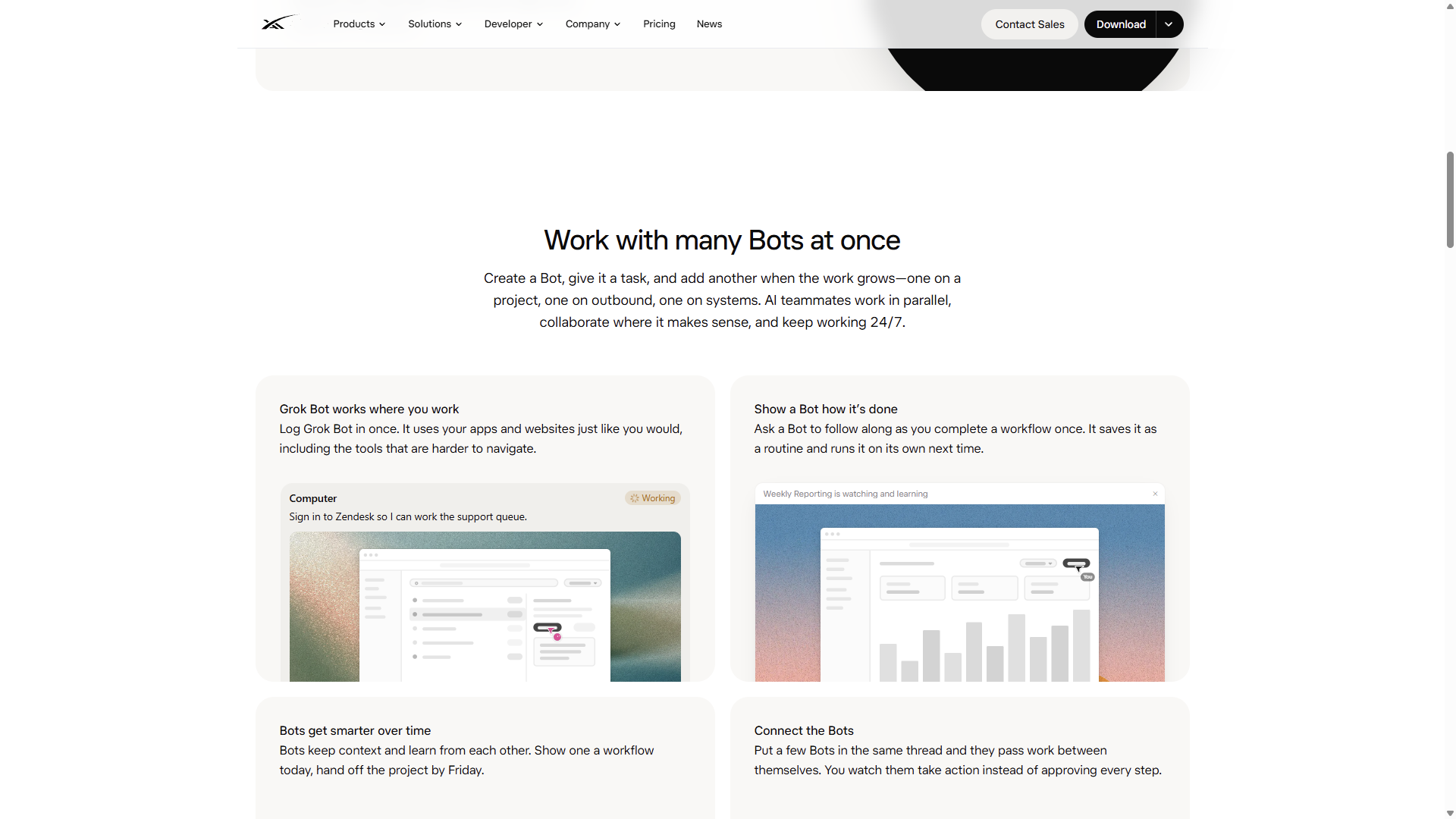 Show a Bot how it's done — xAI