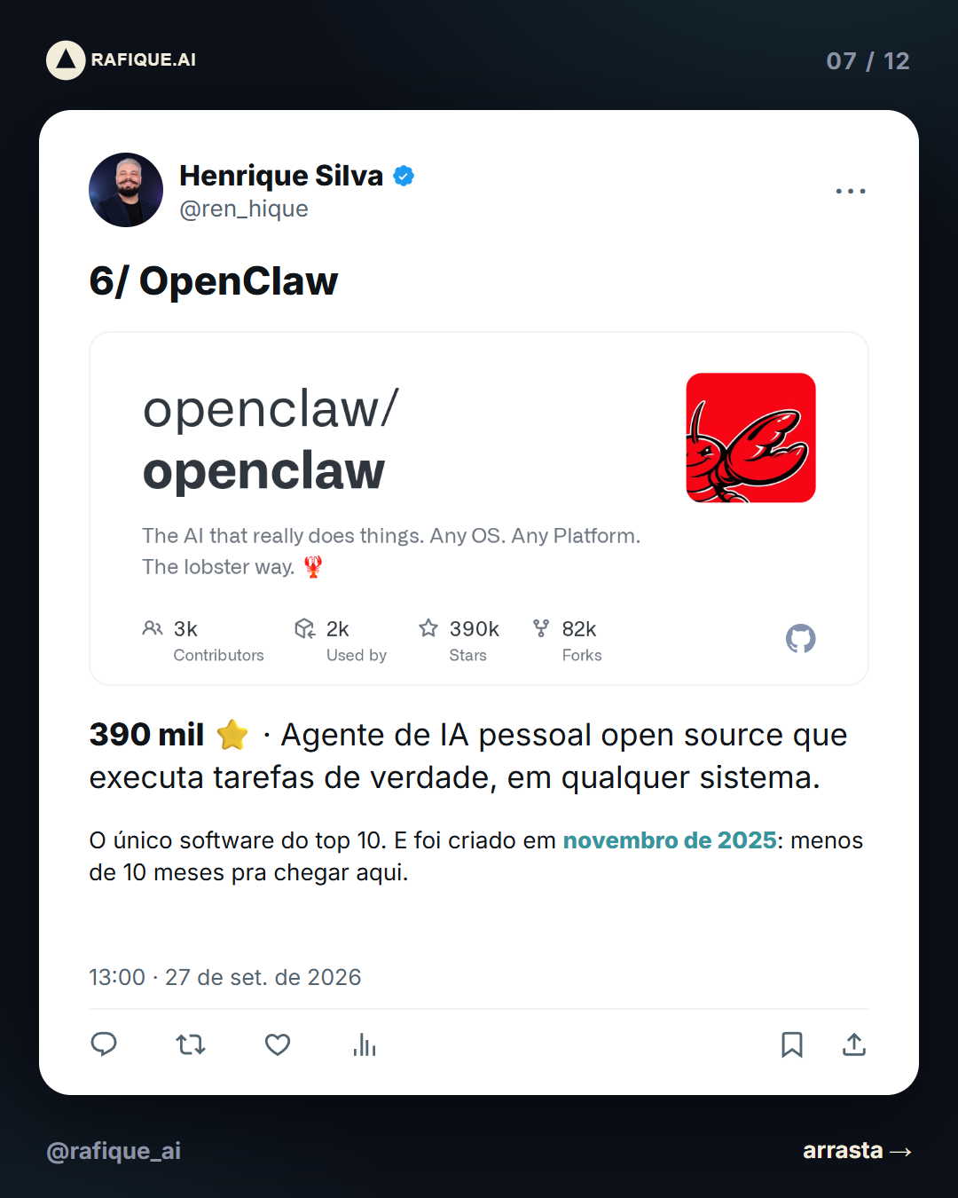 OpenClaw no top 10