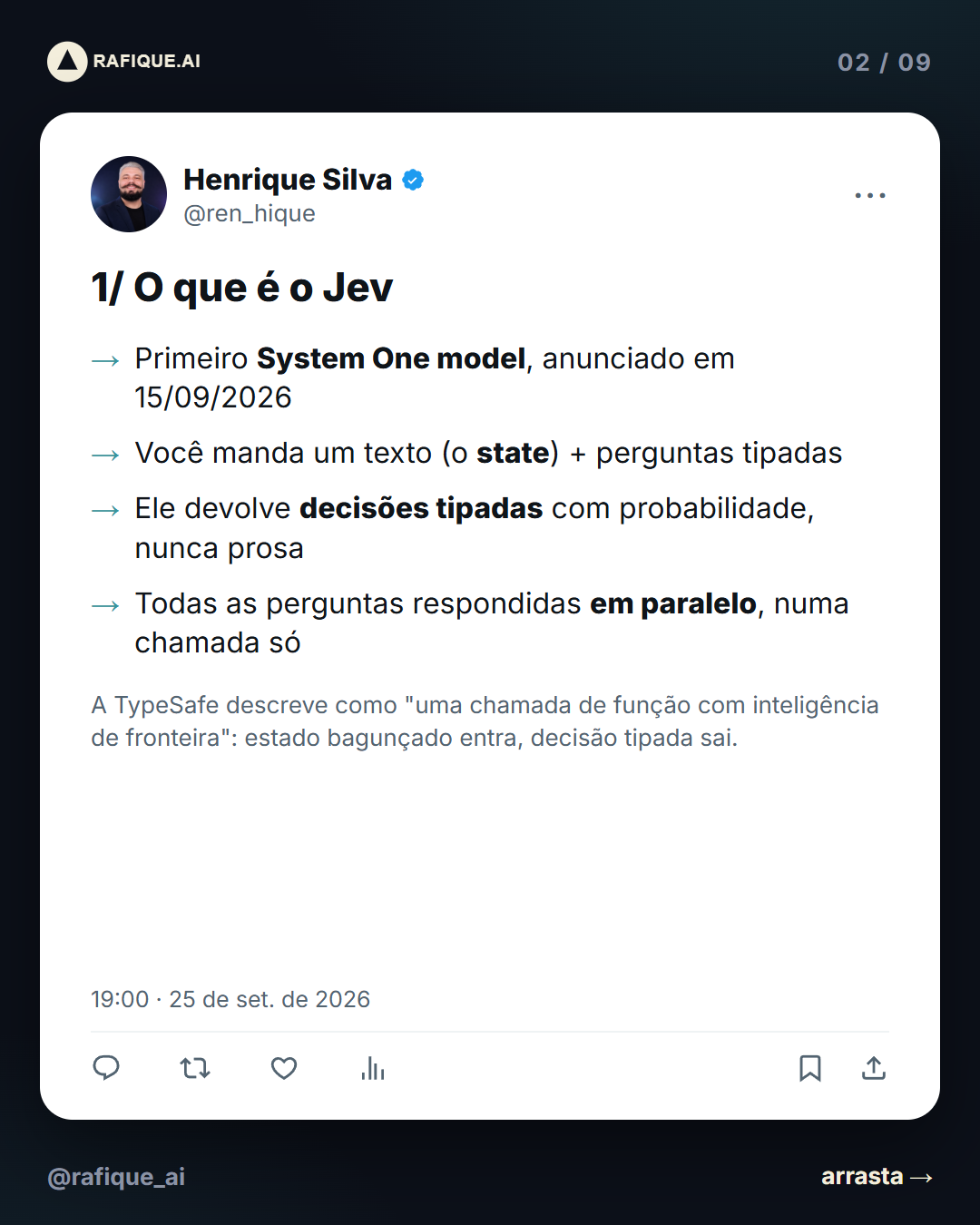 O que é o Jev — decide, não escreve