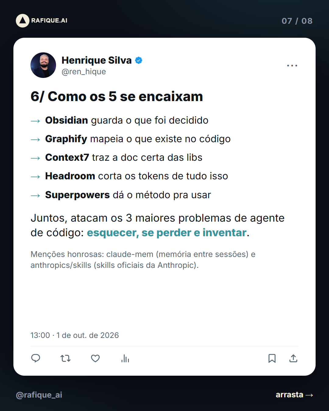 Como os 5 se encaixam
