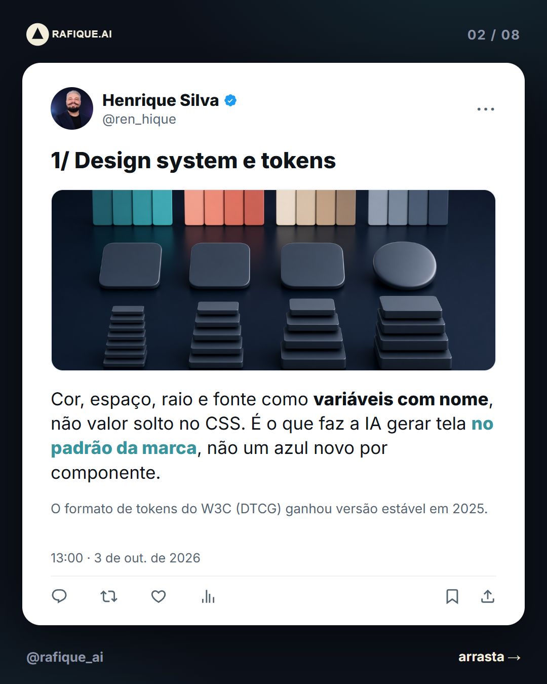 Design system e tokens