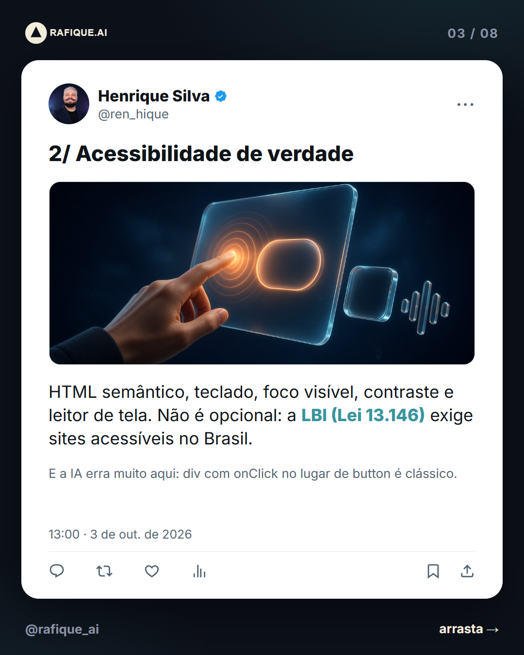 Acessibilidade de verdade